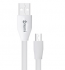 Кабель USB to microUSB Nomi DCF, 0,15м, білий (430317)