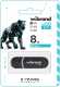 USB Flash 8Gb Wibrand Panther USB 2.0, Black (WI2.0/PA8P2B)