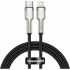 Кабель Type-C to Lightning, Baseus Cafule Metal, 20W 1m, black (CATLJK-A01)