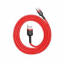 Кабель USB to Type-C Baseus Cafule  3A 1m Red (CATKLF-B09)