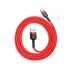 Кабель USB to Type-C Baseus Cafule  3A 1m Red (CATKLF-B09)