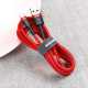 Кабель USB to Type-C Baseus Cafule  3A 1m Red (CATKLF-B09)