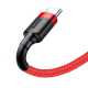 Кабель USB to Type-C Baseus Cafule  3A 1m Red (CATKLF-B09)