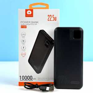 Портативна батарея WUW 10000mAh 22.5W, Black (Y137)