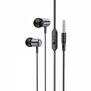 Гарнітура Hoco M108 (3.5mm) Metal Gray (M108)