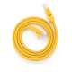 Патчкорд RJ45 2.0m 26AWG Cat 5e UTP UGREEN, жовтий (UGR-11231)