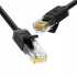 Патчкорд RJ45 5.0m NW102 Cat 6 U/UTP UGREEN, чорний (UGR-50176)