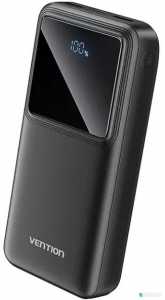 Портативна батарея Vention LED Display 20000mAh 22.5w, Black (FHLB0)