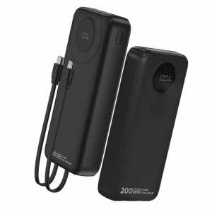 Портативна батарея TUG II 20000mAh 22.5W, Black (Y202)