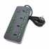 Мережевий фільтр Power Strip T91, 2 метра, чорний (36874)