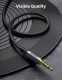 Кабель AUX UGREEN 1м black (UGR-10648)