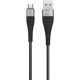 Кабель USB to microUSB  BOROFONE BX32, 2.4A 1m, Black (6931474710437)