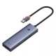 USB-Хаб Baseus UltraJoy Series, USBA to USB3.0*4, Gray (B0005280A813-02)