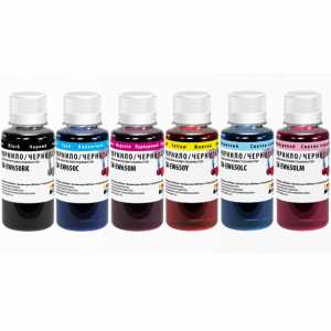 Комплект чорнила EPSON Stylus Photo R270 (CW-EW650SET01) 6х100ml ColorWay