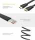 Кабель HDMI UGREEN ED015, 1,5m 4K, Black (UGR-50819)